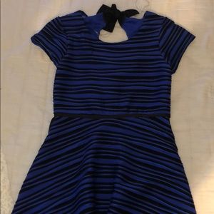 Black and Blue girls dress
